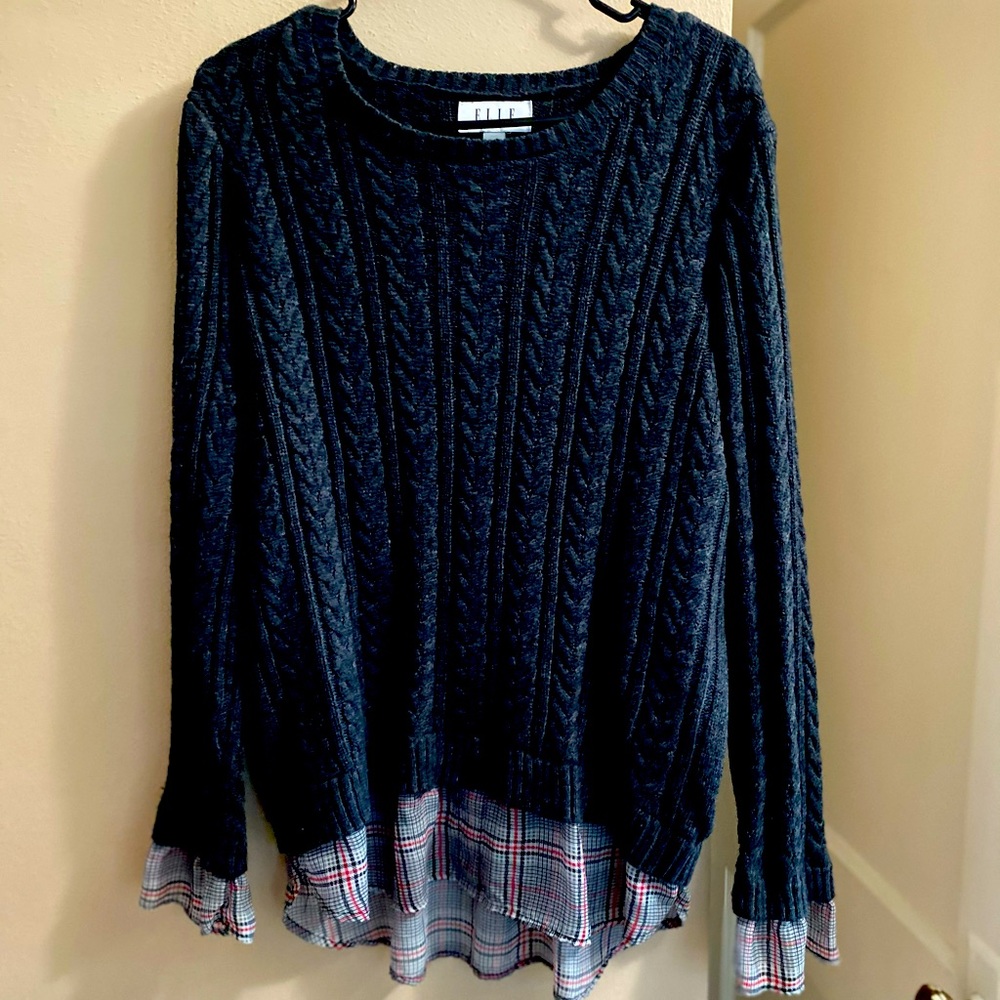 Elle Sweater-dark Gray